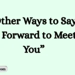 Other Ways to Say “I Look Forward to Meeting You”