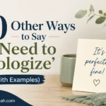 Other Ways to Say ‘No Need to Apologize’