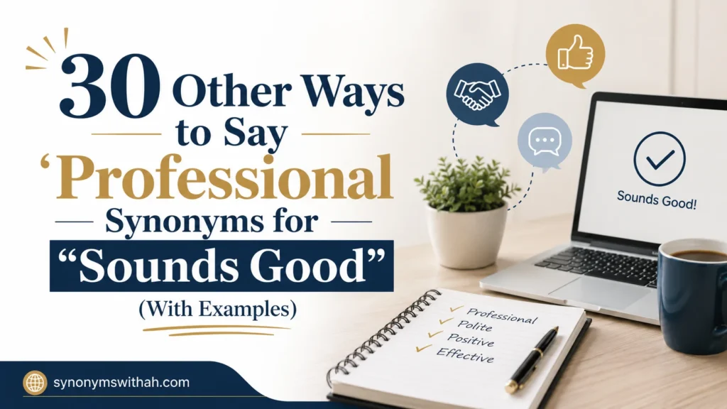 Other Ways to Say ‘Professional Synonyms for “Sounds Good”