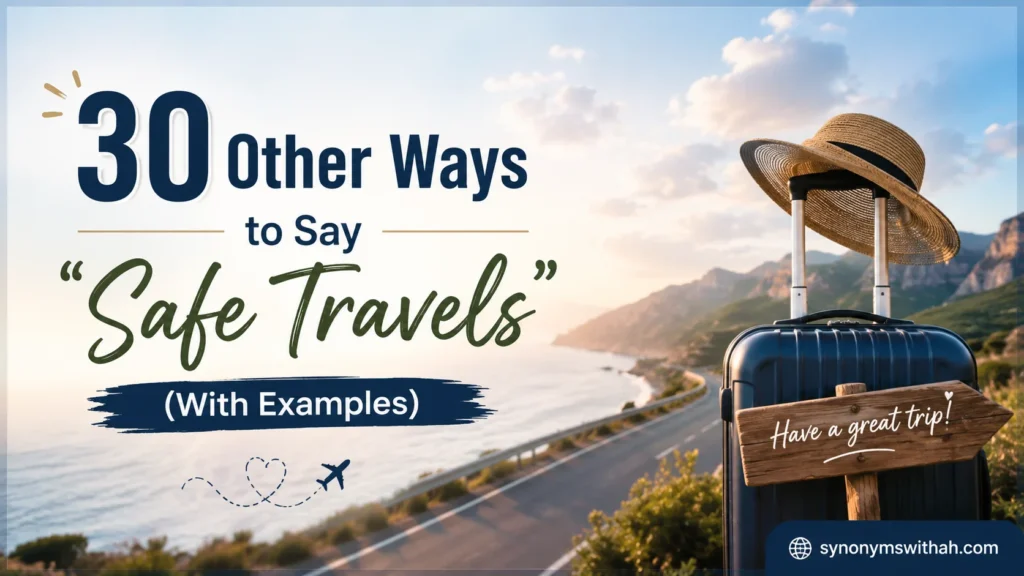 Other Ways to Say “Safe Travels”