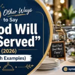 Other Ways to Say “Food Will Be Served”