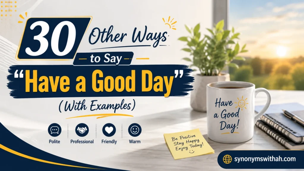 Other Ways to Say “Have a Good Day”"