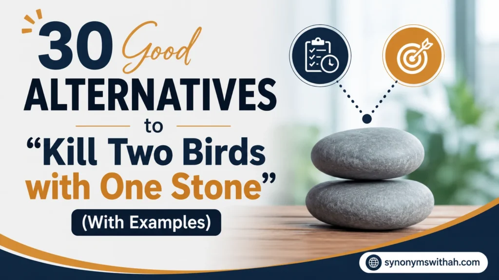 Good Alternatives to “Kill Two Birds with One Stone”