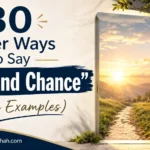 Other Ways to Say "Second Chance"