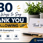 Other Ways to Say “Thank You for Following Up”