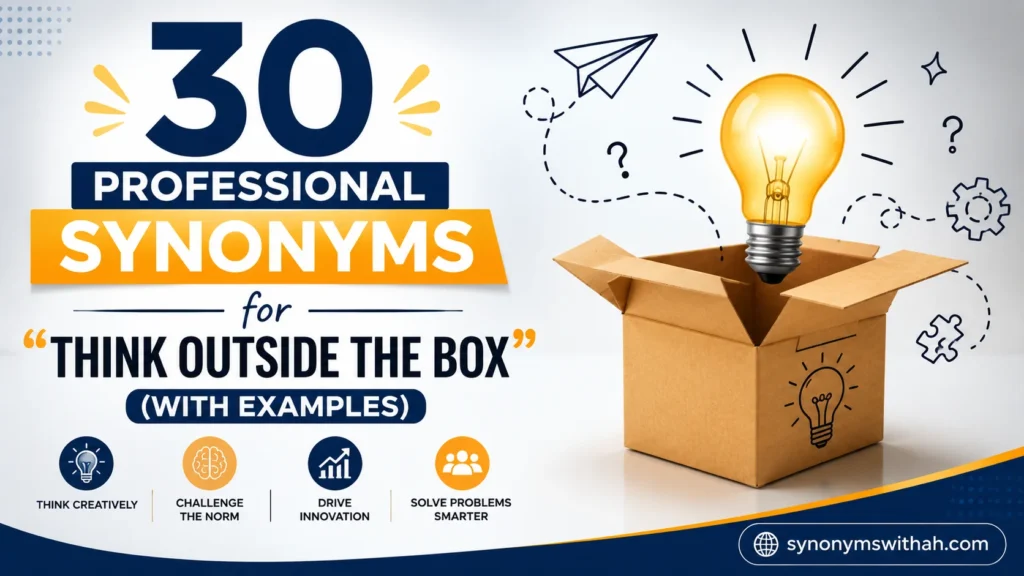 Professional Synonyms for “Think Outside the Box”