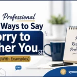 Professional Ways to Say "Sorry to Bother You"
